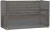 vidaXL Gartenmöbel-Abdeckung mit 8 Ösen, Polyethylen schwarz, 94 x 170 x 70 cm Bild 2
