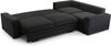 AX LIVING Cord Schlafsofa schwarze Ecksofa Treville Schlaffunktion R Bild 3