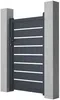 Vente-unique - PRIMO Side gate Metall Grau - B 4,6 cm x H 161 cm x L 100 cm Bild 4