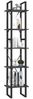 vidaXL Bücherregal 5 Fächer Grau 40x30x175 cm Massivholz Kiefer 3081975 Bild 3