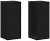 vidaXL Pflanzenständer 2 pcs Schwarz Eichen-Optik 30 x 30 x 70 cm 869232 Bild 2