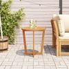 vidaXL Garten-Beistelltisch Rund Ø70x75 cm Massivholz Akazie 4108133 Bild 3