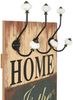 vidaXL Wandgarderobe mit 6 Haken 120 x 40 cm "HOME IS" 245848 Bild 4