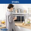 DanDiBo Eckregal Küche Arbeitsplatte Küchenregal 72x72 cm Mikrowellenregal Weiß 2 Stufig 96689 Mikrowellen Regal Ecke Bild 4