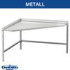 DanDiBo Eckregal Küche Arbeitsplatte Küchenregal 72x72 cm Mikrowellenregal Weiß 2 Stufig 96689 Mikrowellen Regal Ecke Bild 3