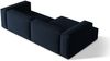 Micadoni Ecksofa Nuria 4-Sitzer Links Samt Dunkelblau Bild 4