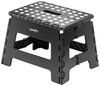Furnify Tritthocker QUICKSTEP Klapphocker Faltbarer Haushaltshocker platzsparend (1 St), mit rutschfester Oberfläche & praktischem Tragegriff Bild 4