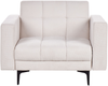 Sessel ALNES Stoff Cremeweiß Bild 5