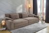 Jockenhöfer Gruppe Big-Sofa Milano XXL, B: 290 cm, mit Zierkissen, Relaxfläche 120x240 cm, Federkern Bild 4