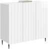 vidaXL Sideboard Hochglanz Weiß 89 x 34,5 x 82 cm Holzwerkstoff 894419 Bild 2