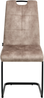 Esszimmerstuhl 4er Set CISCO Stoff Taupe Bild 5