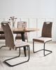 Esszimmerstuhl 4er Set CISCO Stoff Taupe Bild 3