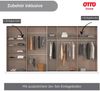OTTO home Drehtürenschrank Kleiderschrank Schrank Garderobe AGORDO Schlafzimmer (in zwei Griff-Farben, Breiten 91-405 cm, Dekor- oder Hochglanzfront) durchdachte Innenausstattung, in 8 Breiten und 2 Höhen MADE IN GERMANY Bild 4