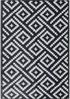 vidaXL Outdoor-Teppich ARAKIL Weiß und Schwarz 140x200 cm PP 368576 Bild 2