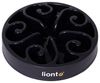 lionto Antischlingnapf für Hunde & Katzen mit Anti-Rutsch-Füßen, spülmaschinenfest & robust, 20 cm, schwarz Bild 4