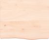 vidaXL Waschtischplatte 60x50x(2-6) cm Massivholz Unbehandelt 3156013 Bild 3