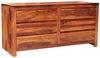 Kommode Gani 160x80x45 aus indischem Sheesham-Massivholz Bild 4