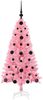 vidaXL Weihnachtsbaum mit 150 LEDs mit Ständer Rosa 120 cm PVC 3396408 Bild 4