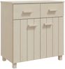 vidaXL Sideboard Honigbraun 79 x 40 x 80 cm Massivholz Kiefer [340436] Bild 2