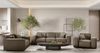 Sofa Designersofa CESINA 2-Sitzer in Stoff Opera Velvet Taupe Bild 2