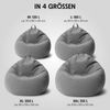 URBANARA Sitzsack 120l grau Basic-Comfort Bild 3