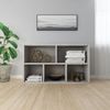 vidaXL Bücherregal/Sideboard Betongrau 50x25x80 cm Holzwerkstoff 800166 Bild 2