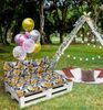 Amilian Dekokissen Dekokissen Set 3-teilig Gartenbank Outdoor 80x120cm + 2 x40x60cm, Gartenbankauflage & Sitzpolster für Outdoor und Europaletten Bild 4