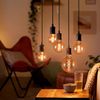 ZMH 3er-Pack E27 LED-Vintage-Glühbirnen, Retro-Edison-Glühbirne G80, 4 W, dekorative Globe-Glühfadenlampen, Warmweiß 2200 K, ideal für Nostalgie Bild 5