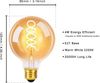 ZMH 3er-Pack E27 LED-Vintage-Glühbirnen, Retro-Edison-Glühbirne G80, 4 W, dekorative Globe-Glühfadenlampen, Warmweiß 2200 K, ideal für Nostalgie Bild 2