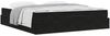 vidaXL Bettgestell mit Matratze 2 pcs Schwarz Samt 3399578 Bild 2