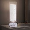 RGB LED Tischleuchte, Glas, Motiv Luftblasen, H 34 cm Bild 5