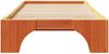 vidaXL Bettrahmen Wachsbraun 100 x 200 cm Massives Kiefernholz 872961 Bild 5