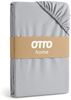 OTTO home Spannbettlaken PHYSALIS in BASIC und PREMIUM Qualität, 100% Baumwolle, Jersey (160 g/m), Gummizug: rundum, (2 Stück), für Matratzen bis 18 cm Höhe, Bettlaken, Spannbetttuch, pflegeleicht Bild 3