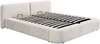 Vente-unique - JUDALO Bett Stoff Beige - B 231 cm x H 90,5 cm x L 241 cm Bild 3