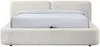 Vente-unique - JUDALO Bett Stoff Beige - B 231 cm x H 90,5 cm x L 241 cm Bild 4