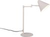 Retro LED Schreibtischleuchte mit Schwenkarm aus Metall Hellgrau, Höhe 50,5cm Bild 2