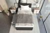 Boxspringbett Valerio Mini - Webstoff - anthrazit - 90x200 cm Bild 5