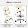 Barhocker höhenverstellbar Sitz & Fußstütze Kunstleder drehbar 125kg Kücheninsel Hocker Bild 2