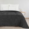 Wohndecke Sofadecke Decke Tagesdecke Design Natur Farben Amber schwarz 220x200 cm Bild 3