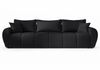 AX LIVING Malatya Big Sofa mit Schlaffunktion Schlafsofa in Schwarz 246cm Bild 3
