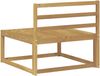 vidaXL Outdoor Mittelsofa Weiß 79 x 83 x 73 cm 901535 Bild 5