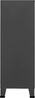 vidaXL Lagerschrank Industrial Anthrazit 75x40x115 cm Metall 339630 Bild 4