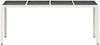 vidaXL Gartentisch mit Glasplatte Weiß 190x90x75 cm Poly Rattan 368129 Bild 5