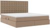 vidaXL Bett mit Stauraum und LED Cappuccino 180 x 200 cm Kunstleder 3372316 Bild 5