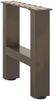 vidaXL Couchtischbeine Naturstahl 2 Stk. 30x(30-31) cm Stahl 4013255 Bild 3