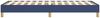vidaXL Polsterbett, Stoff, 25,0 cm, Blau, 80x200 cm, Natur Bild 4