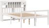 vidaXL Massivholzbett mit Regal ohne Matratze Weiß 150x200 cm Kiefer 3322058 Bild 3