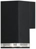LED Außenwandleuchte ALU Down Light Schwarz Effektstreifen IP44, Höhe 16,5cm Bild 2