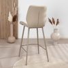 Bronx71 Barhocker Jena taupe recycelter Stoff 69 cm Bild 4