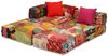 vidaXL 3-Sitzer Modularer Pouf Patchwork Stoff 244979 Bild 4